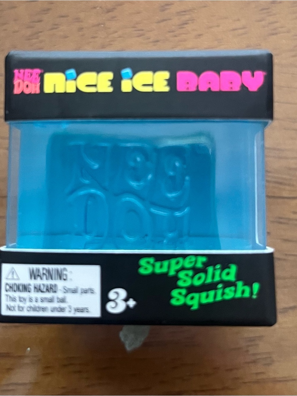 Needoh Nice Ice Baby Super Solid Squish - Blue